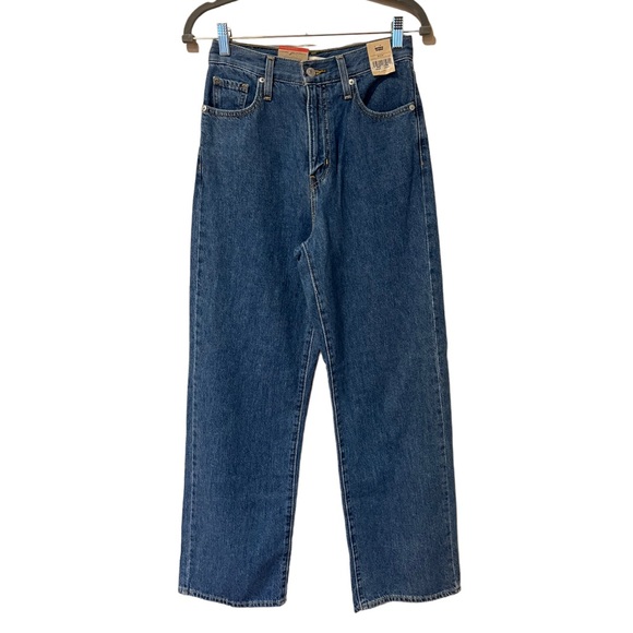 Levi's High Waisted Straight Jeans (25) - Picture 4 of 12